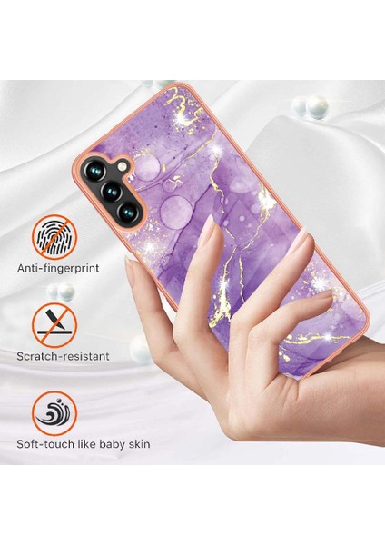 Samsung Galaxy A35 Koruma Mermer Desen Yumuşak Tampon Ince Tpu (Yurt Dışından)