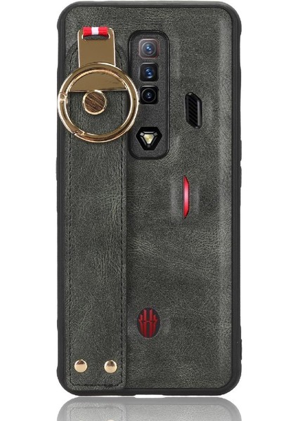 Nubia Kırmızı Sihirli 7 Uyumluluk Premium Pu Deri Bilek Kayışı Için Kılıf (Yurt Dışından)