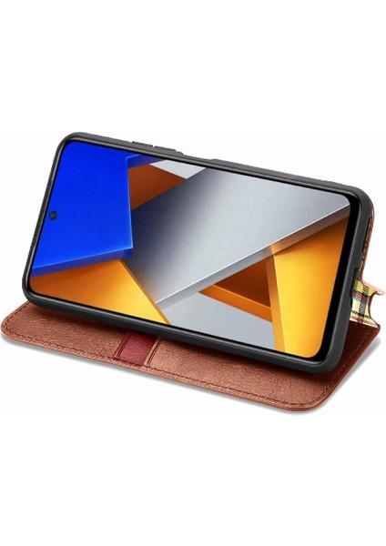 Xıaomı Poco M4 Pro Moda Tasarım Cüzdan Fonksiyonu Için Kılıf Zarif Flip (Yurt Dışından)
