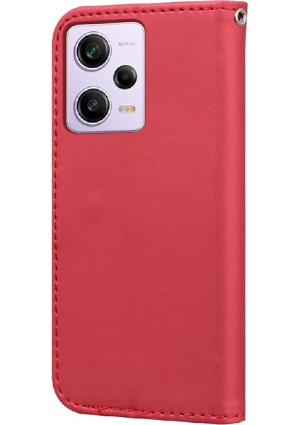 Xiaomi Redmi Için Flip Case NOTE12 Pro Darbeye Cüzdan Kapak Çevirin Basit (Yurt Dışından)
