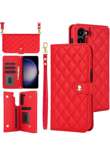 Samsung Galaxy Case 5g Crossbody Tarzı 5 Kart Yuvaları ile Premium (Yurt Dışından)