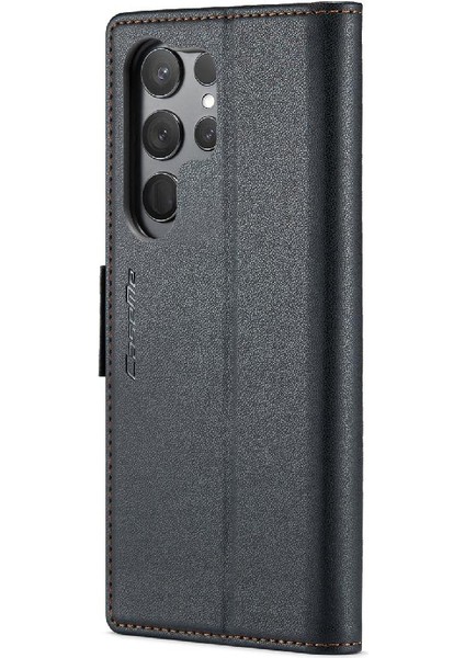 Samsung Galaxy S23 Ultra Anti Dolandırıcılık Kickstand Cüzdan Durumda (Yurt Dışından) modelleri