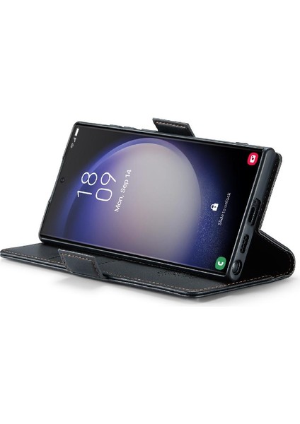 Samsung Galaxy S23 Ultra Anti Dolandırıcılık Kickstand Cüzdan Durumda (Yurt Dışından) fırsatları