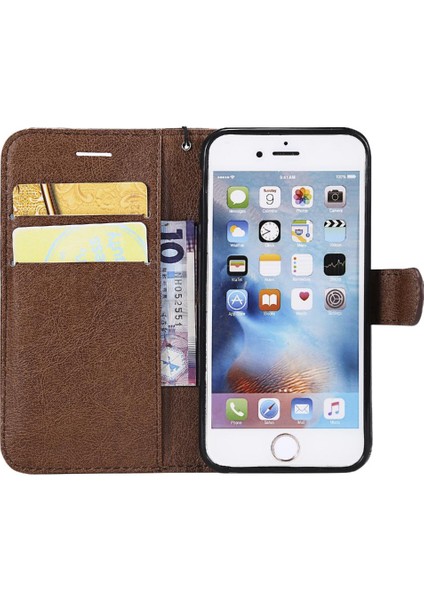 Kart Yuvası Katı ile iphone 6/6s Iş Cüzdan Telefon Kılıfı Için Flip Case (Yurt Dışından)