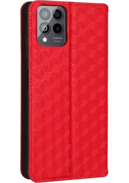 T-Mobile Revvl 6 Pro 5g Pu Deri Kart Yuvaları Tutucu 3D Desen Için Kılıf (Yurt Dışından) indirimleri
