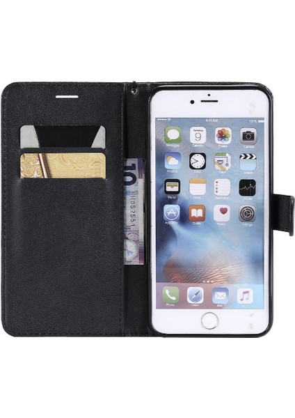 Iphone 6 Için Flip Case Artı/6s Artı Kart Yuvası ile Iş Cüzdan Telefon (Yurt Dışından) modelleri