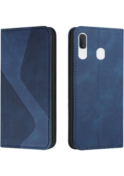 Samsung Galaxy A20E Cüzdan Kickstand Pu Deri Folio Kapak Kartı (Yurt Dışından)