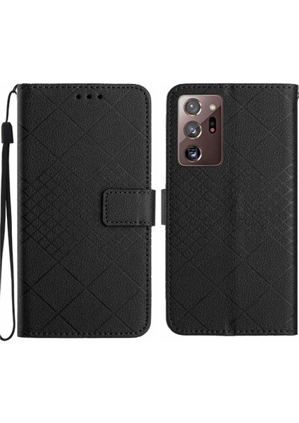 Samsung Galaxy Not 20 Için Flip Case Ultra Cüzdan Pu Deri Kart Yuvası (Yurt Dışından)
