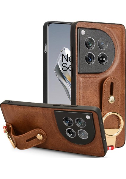 Oneplus 12 Uyumluluk Bilek Kayışı Premium Pu Deri Için Kılıf (Yurt Dışından)