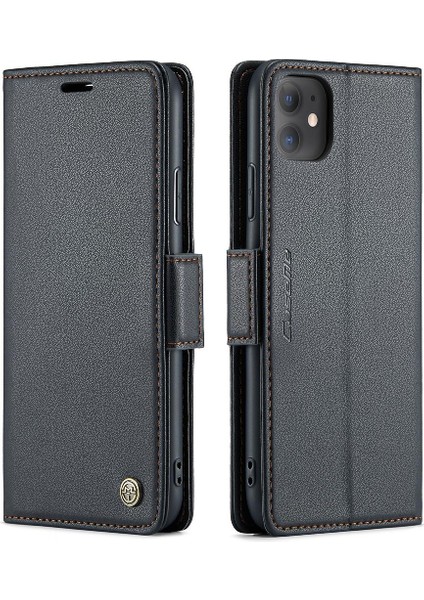 IPhone 11 Kickstand Anti Dolandırıcılık Kart Yuvası Darbeye Dayanıklı Durumda (Yurt Dışından)