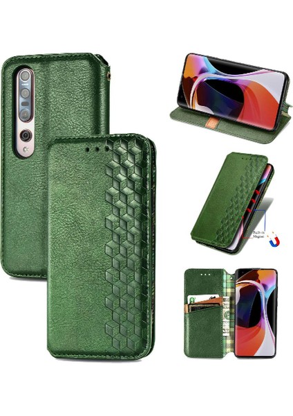 Xıaomı 10 Cüzdan Fonksiyonu Zarif Iş Moda Tasarım Flip Case (Yurt Dışından)