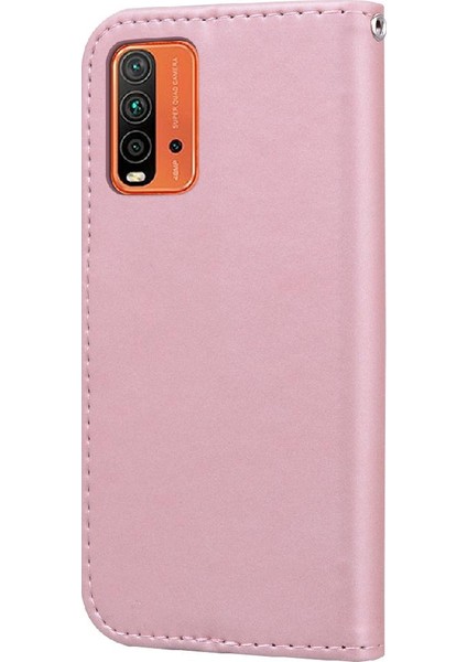 Xiaomi Redmi 9t Için Flip Case Deri Kılıf Darbeye Kapak Kapak Basit (Yurt Dışından)
