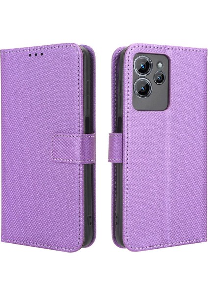 Oukitel C32 Kapak Kart Tutucu Kickstand Manyetik Cüzdan Için Kılıf (Yurt Dışından)