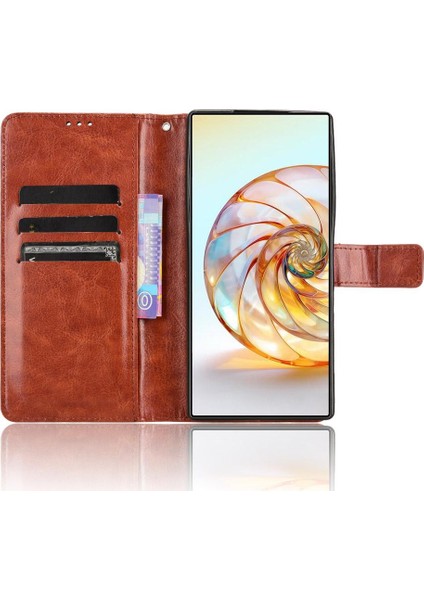 Zte Nubia Z60 Ultra Kart Tutucu Manyetik Kapak Çevirin Cüzdan (Yurt Dışından) modelleri