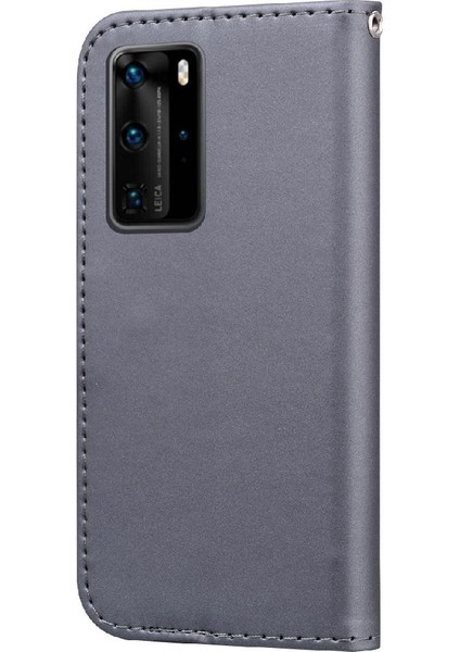 Huawei P40 Pro Cüzdan Darbeye Deri Kılıf Için Flip Case Basit Flip (Yurt Dışından) indirimleri
