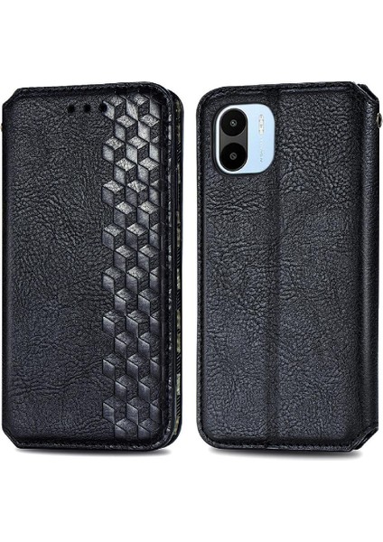 Xıaomı Redmi A1 Için Kılıf Deri Kılıf Cüzdan Fonksiyonu Moda Tasarım Flip (Yurt Dışından)