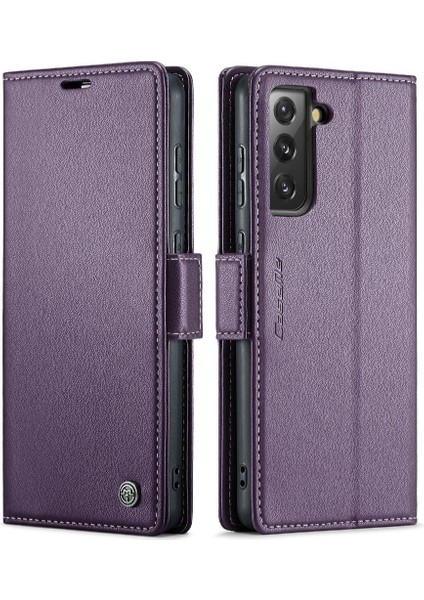 Samsung Galaxy S21 Fe Anti Dolandırıcılık Kickstand Kart Yuvası Durumda (Yurt Dışından)