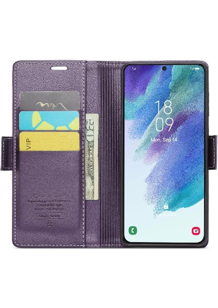Samsung Galaxy S21 Fe Anti Dolandırıcılık Kickstand Kart Yuvası Durumda (Yurt Dışından) fırsatları