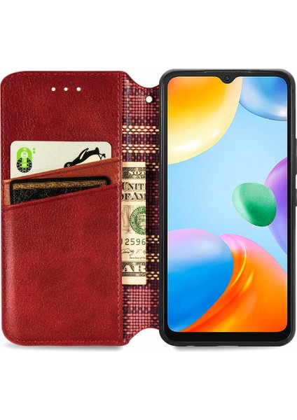 Xıaomı Redmi 10C Flip Kapak Cüzdan Fonksiyonu Moda Tasarım Kılıf (Yurt Dışından)