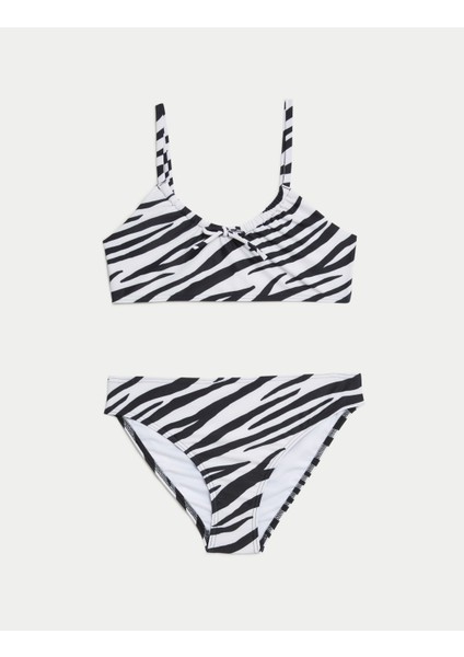 Desenli Bikini Takımı