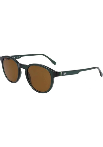 L 6030S 301 50 Unisex Oval Yeşil Kemik Güneş Gözlüğü