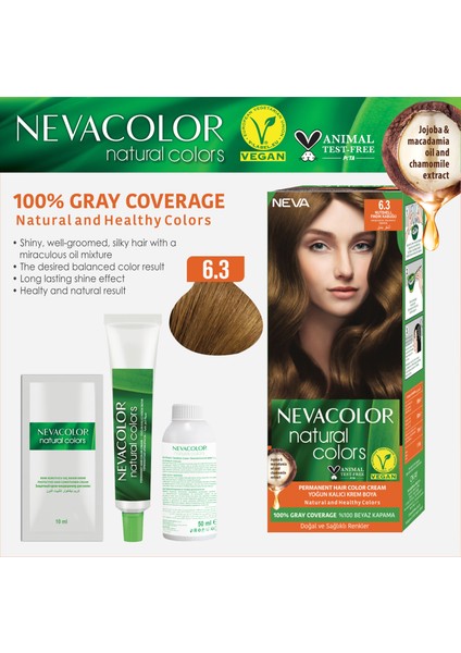 Nc Natural Colors 2'Li Set 6.3 Fındık Kabuğu Kalıcı Krem Saç Boyası Seti fiyatları