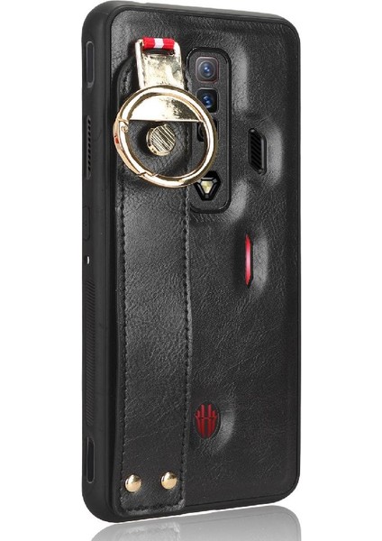 Nubia Kırmızı Sihirli 7 Uyumluluk Premium Pu Deri Bilek Kayışı Için Kılıf (Yurt Dışından)
