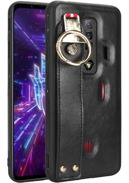 Nubia Kırmızı Sihirli 7 Uyumluluk Premium Pu Deri Bilek Kayışı Için Kılıf (Yurt Dışından)