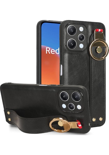 Xiaomi Redmi Için Kılıf 12 4g Uyumluluk Bilek Kayışı Premium Pu Deri (Yurt Dışından)
