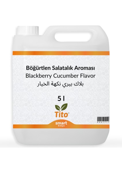 Böğürtlen Salatalık Aroması [suda Çözünür] 5 Lt