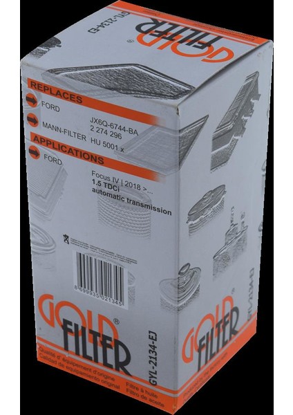 Focus Iv 1.5 Ecoblue (2018 &gt;…) Yağ Filtre modelleri