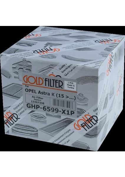 Opel Astra K (2015 &gt;…) 1.4 Ecotec Dı Turbo Hava Filtre fiyatları