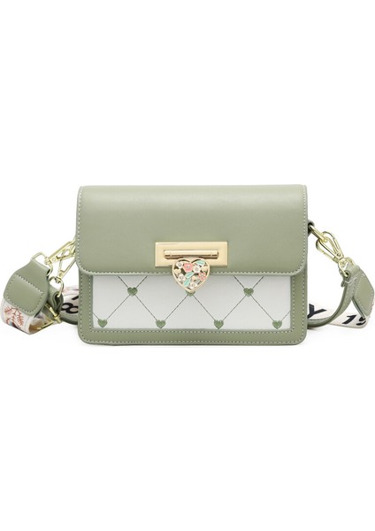 Şık ve Çok Yönlü Kontrast Renkli Geniş Bant Kadın Omuz Çantası (Yurt Dışından)