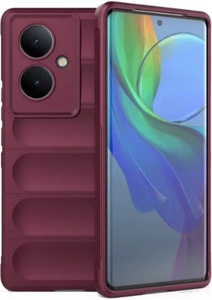 Samsung Galaxy A05 Kılıf Optimum Silikon - Bordo 144036