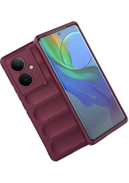 Samsung Galaxy A05 Kılıf Optimum Silikon - Bordo 144036