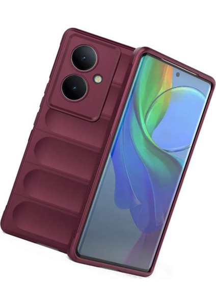 Samsung Galaxy A05 Kılıf Optimum Silikon - Bordo 144036