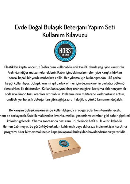 Evde Doğal Bulaşık Deterjanı Yapım Seti fiyatları