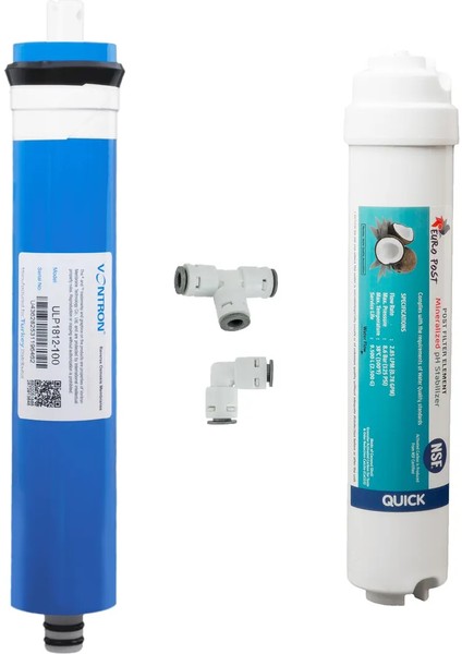 Özel Aura Cebilon Compact Uyumlu 5'li Filtre Seti Nsf Onaylı Vontron Membranlı (Özel Gac Plus Filtreli)