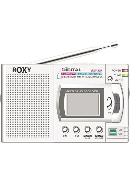 Go İthalat Roxy RXY-330 10 Bant Digital Göstergeli Pilli Radyo (2818)