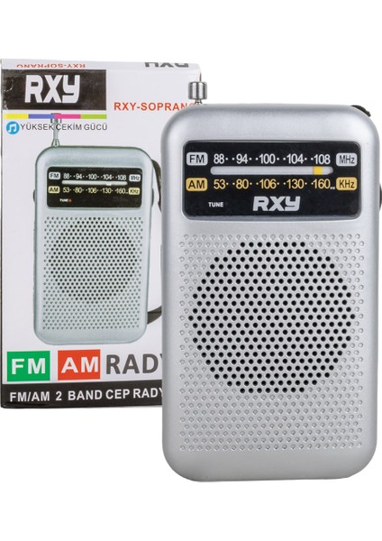 Go İthalat Roxy Rxy-Soprano Cep Tipi Mini Analog Radyo (2818)