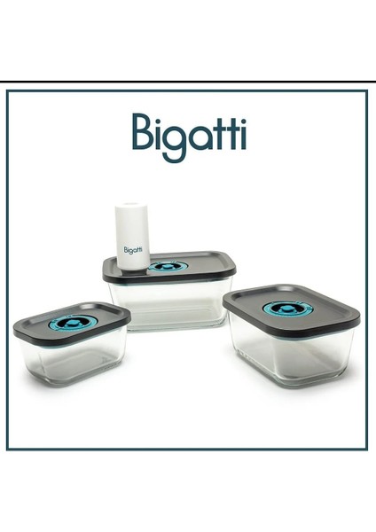 Norrıs 4'lü Vakumlu Saklama Kabı Seti Siyah