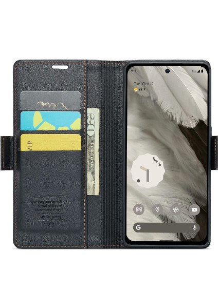 Google Pixel 8 Kart Yuvası Cüzdan Durumda Kickstand Darbeye Dayanıklı (Yurt Dışından) indirimleri