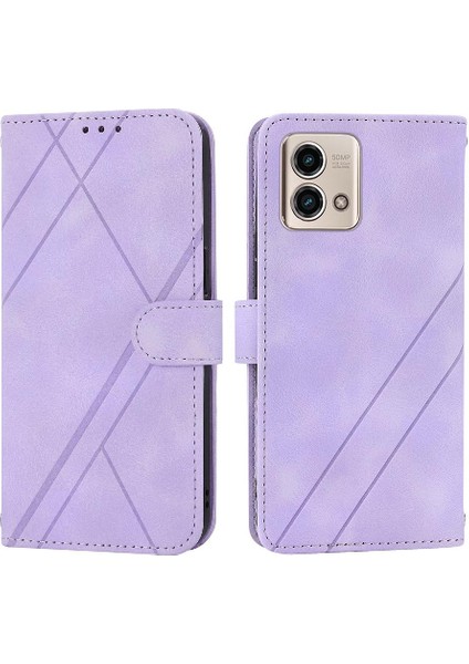 Motorola Moto G 2023 Için Filp Durumda 5g Pu Deri Kapak Bilek Kayışı Kredi (Yurt Dışından) modelleri