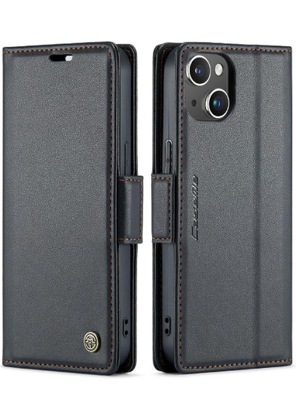 IPhone 15 Artı Anti Dolandırıcılık Kickstand Darbeye Vaka Vaka (Yurt Dışından)