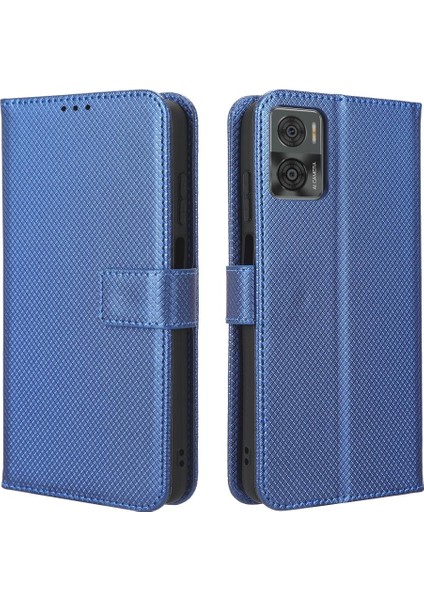 Motorola Moto E22 4G/E22I Kart Tutucu Manyetik Cüzdan Kapağı Için Kılıf (Yurt Dışından)