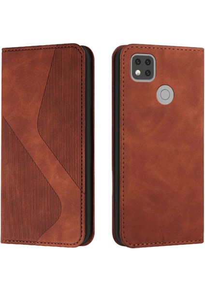 Xiaomi Redmi 9c Için Kılıf Folio Kapak Cüzdan Kickstand Pu Deri Manyetik (Yurt Dışından)