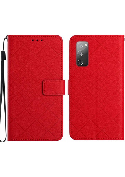 El Kayışı Cüzdan ile Samsung Galaxy S20 Fe Manyetik Kapak Için Flip Case (Yurt Dışından)