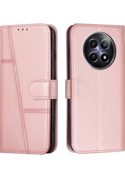 Realme 12 5g Pu Deri Tam Koruma Darbeye Kapak Kapak (Yurt Dışından)