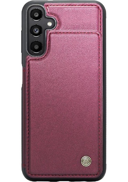 MY Boutique1 Samsung Galaxy A35 5g Pu Deri Ince Darbeye Dayanıklı Caseme Cüzdan Kılıf (Yurt Dışından)