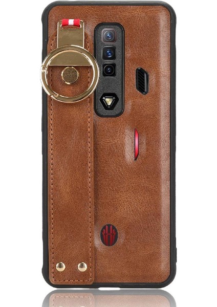Nubia Kırmızı Sihirli 7 Uyumluluk Premium Pu Deri Bilek Kayışı Için Kılıf (Yurt Dışından)
